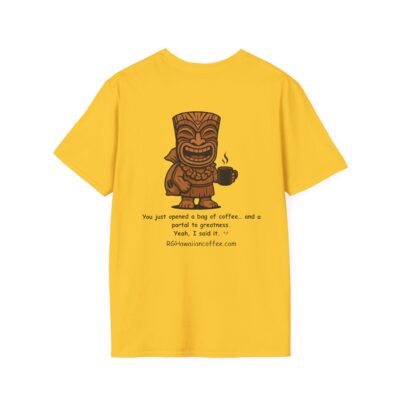 Hawaiian Coffee Lover T-Shirt  -Yeah, I said it.- Unisex Softstyle Tee.