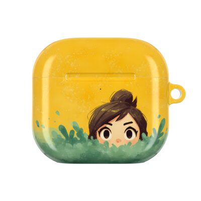 AirPod Case — Cute Peeking Character Silicone Cover