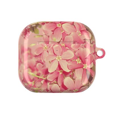 Floral Pink Blossom AirPod Case — Soft Spring Flower Protective Cover