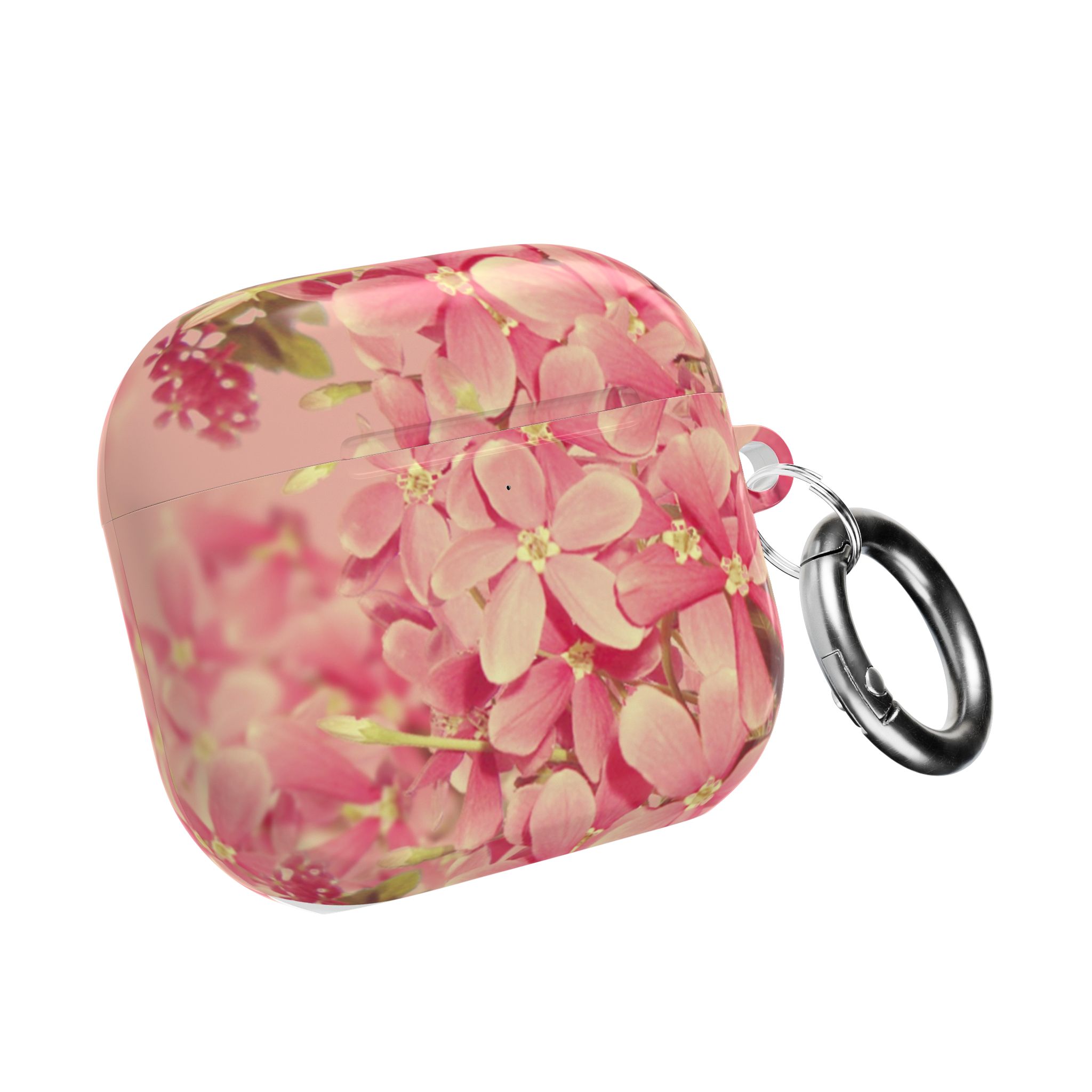 Floral Pink Blossom AirPod Case — Soft Spring Flower Protective Cover - Image 3