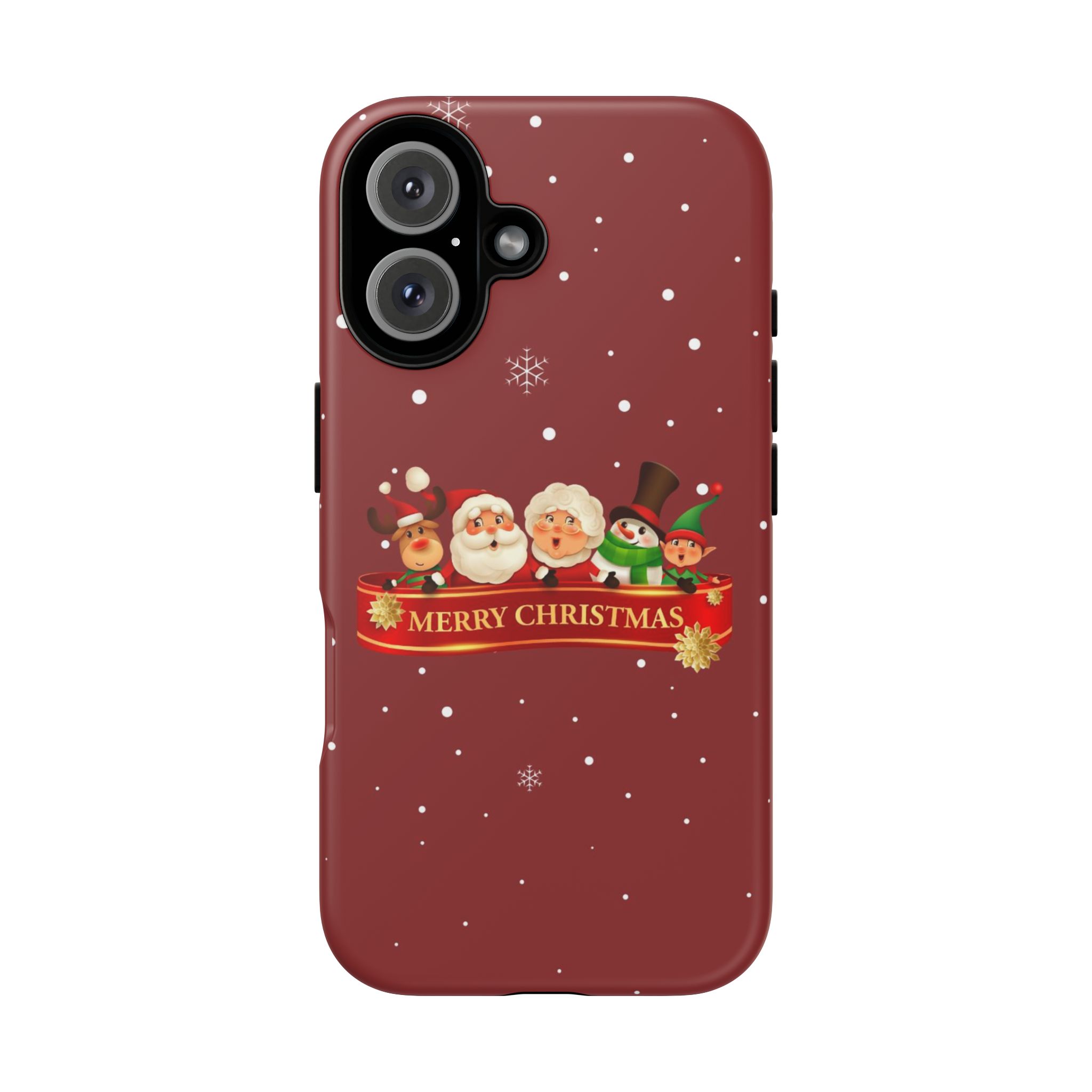 Christmas Phone Case – "Merry Christmas" Santa, Reindeer & Elf Tough Case - Image 61