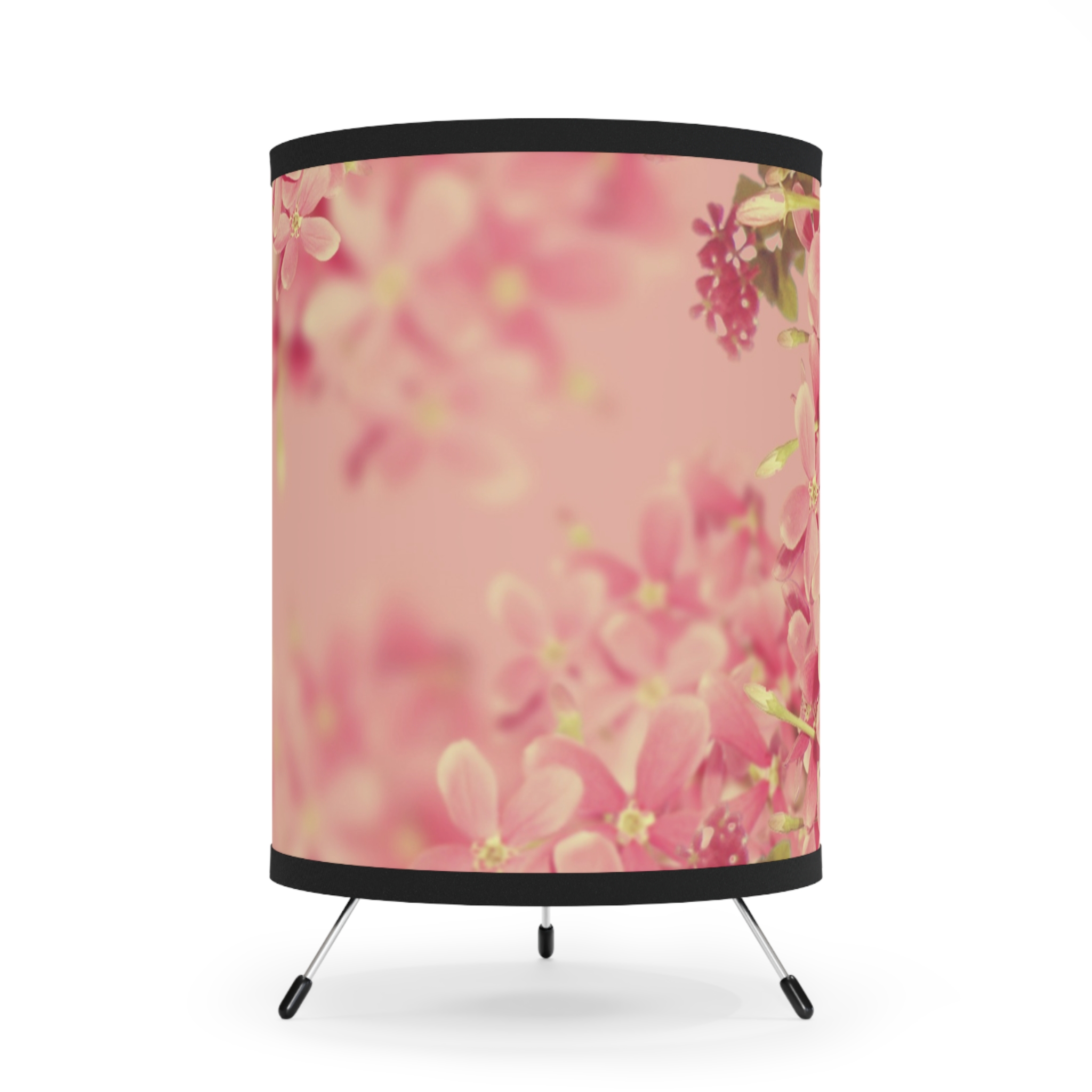 Floral Tripod Lamp