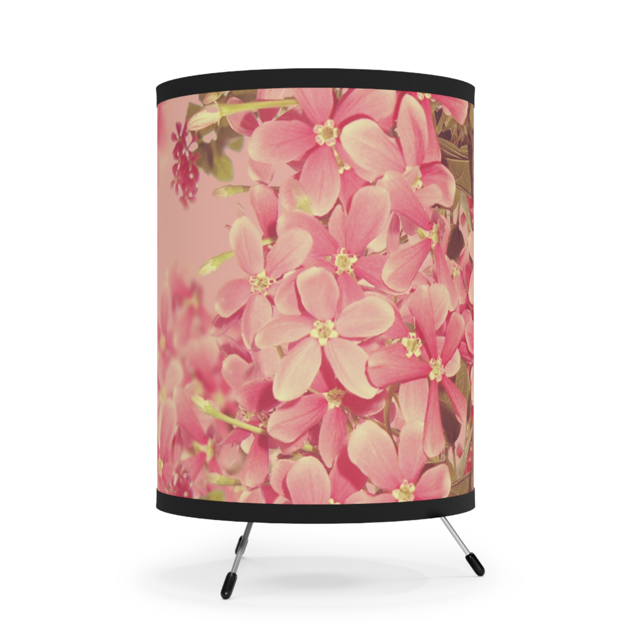 Floral Tripod Lamp - Image 4