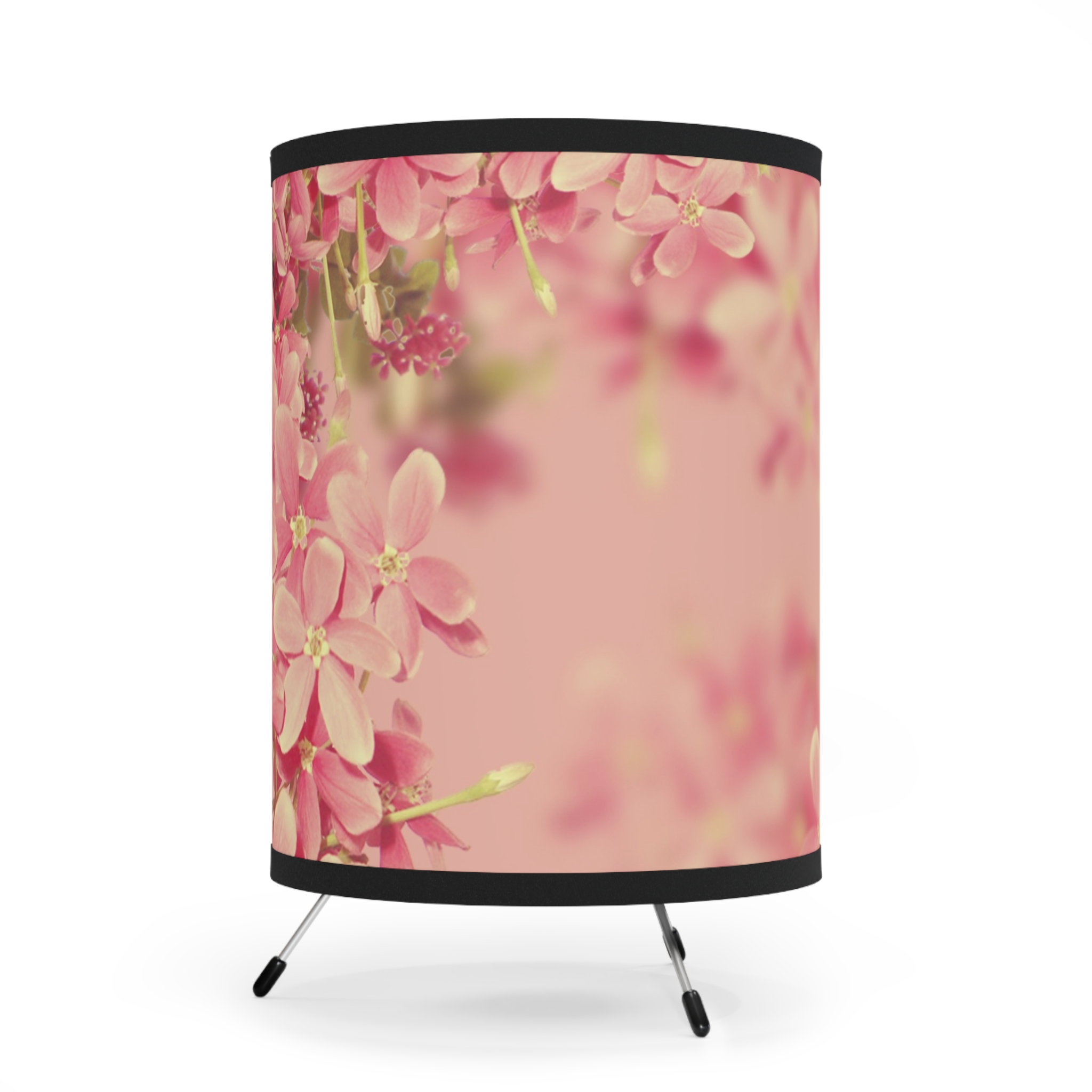 Floral Tripod Lamp - Image 2